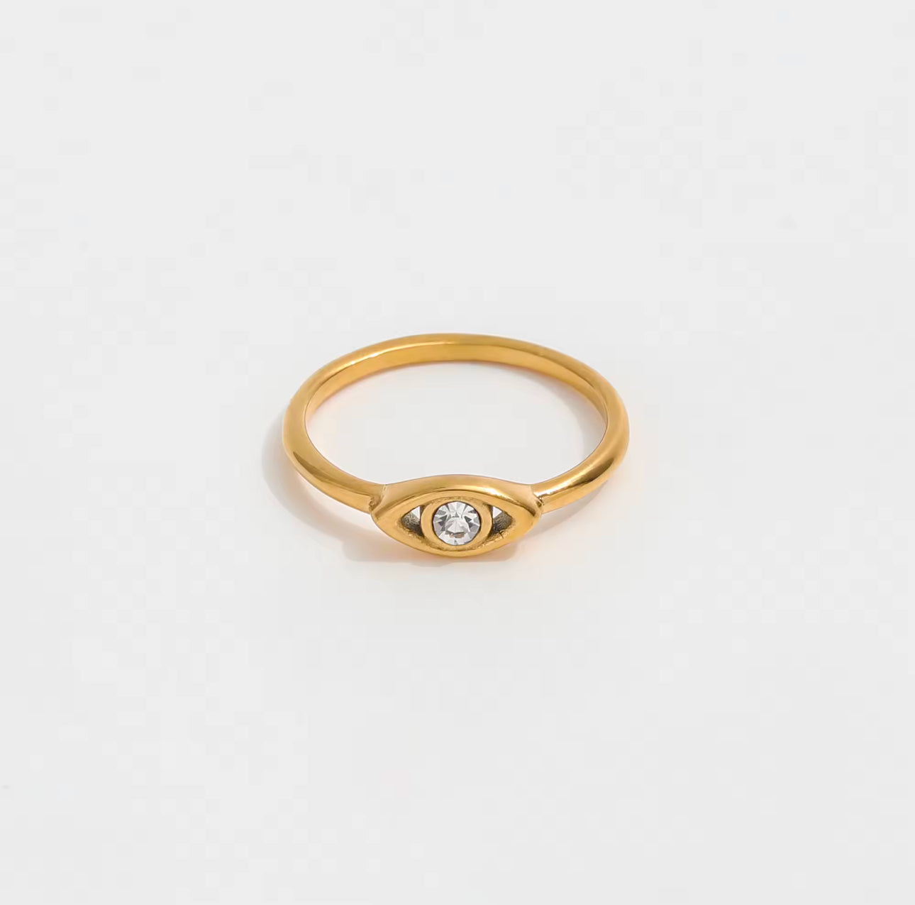 CZ Eye Ring