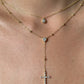 Lariat Cross Necklace