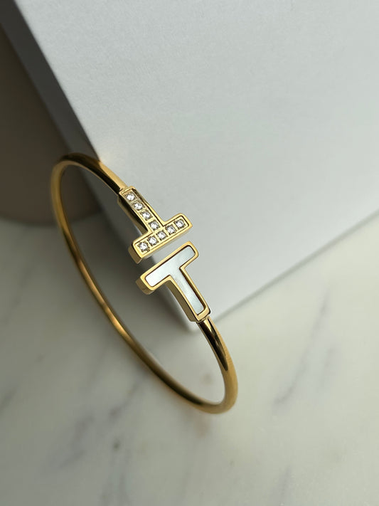 T Cuff Bangle