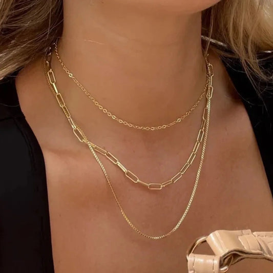 The Paperclip Stack Necklace