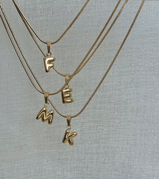 Balloon Letter Necklace