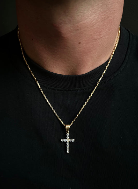 CZ Cross Necklace