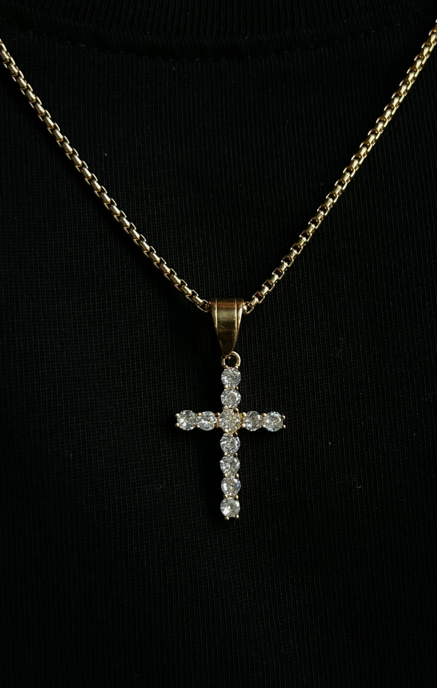 CZ Cross Necklace