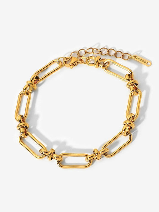 Geometric Link Bracelet