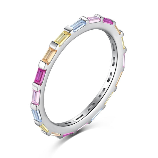 Dainty Multi Colour Eternity Band