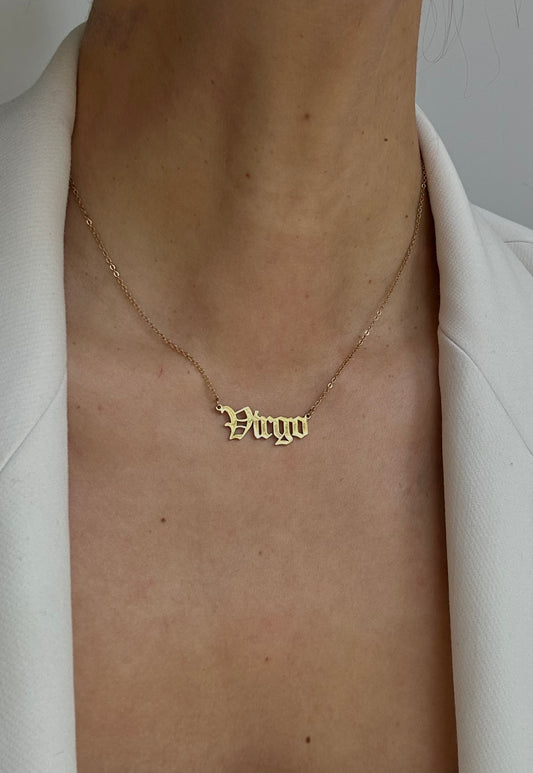 Star Sign Personalized Necklace