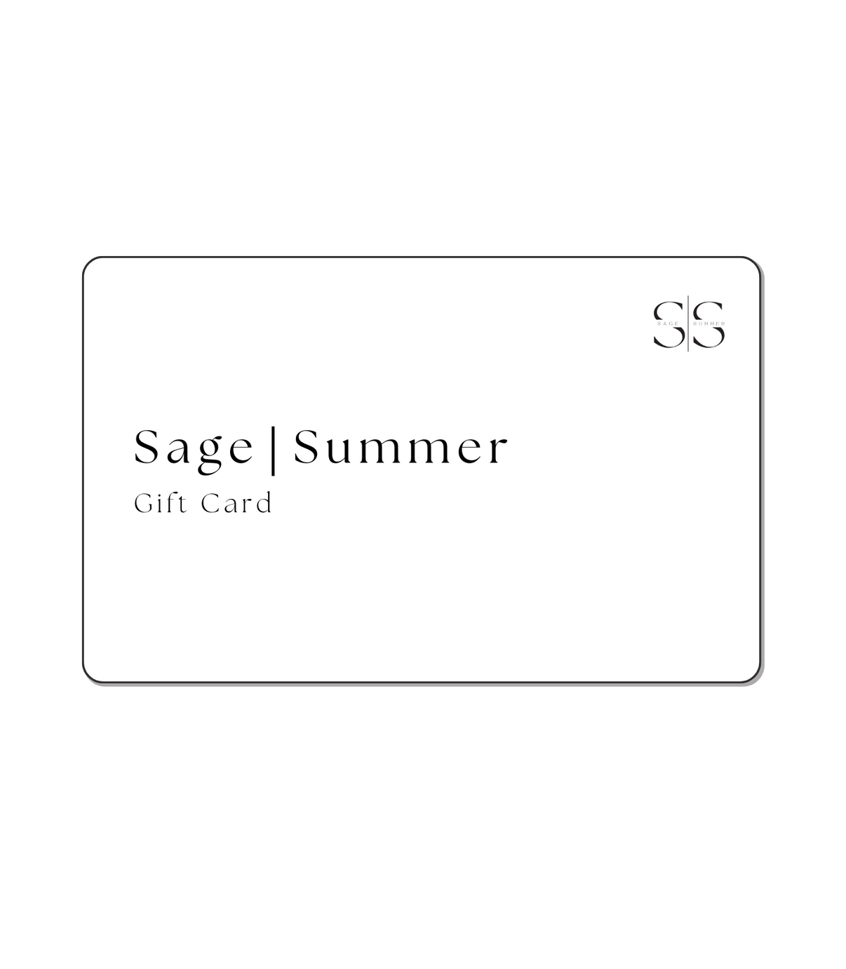 Virtual Gift Card SAGE SUMMER